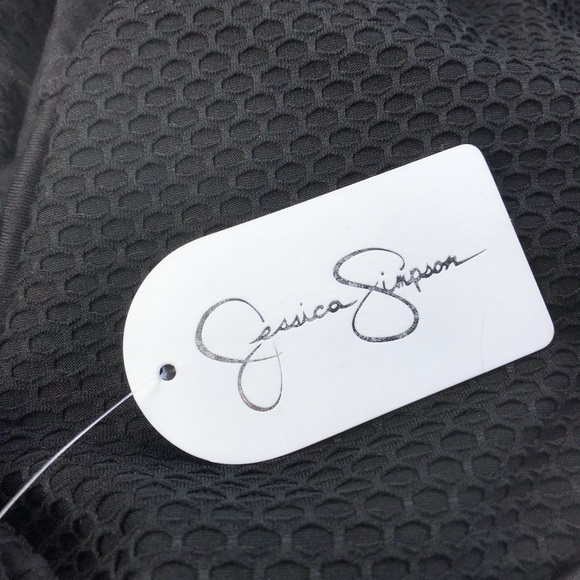 NWT Jessica Simpson black fit & flare dress - Picture 2 of 6